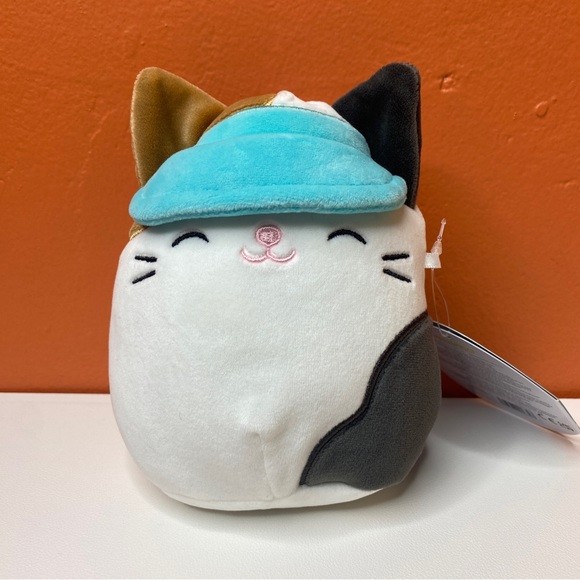 Squishmallow Cam the Cat in Blue Visor 5” - Picture 7 of 7